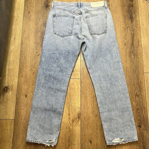 NWT AGOLDE 90’s Pinch Waist High Rise Straight Jeans Size 32 - Picture 4 of 10
